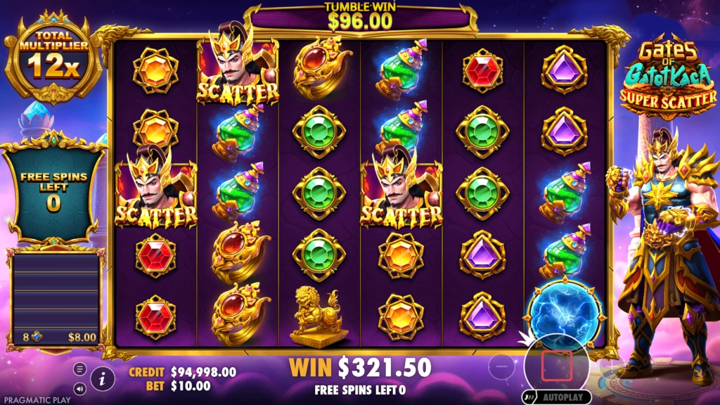 Gates of Gatot Kaca Super Scatter Free Spins